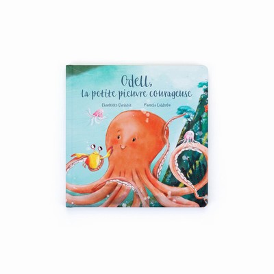 Jellycat Odell, La Petite Pieuvre Courageuse Livre Books Australia | 291650RAE